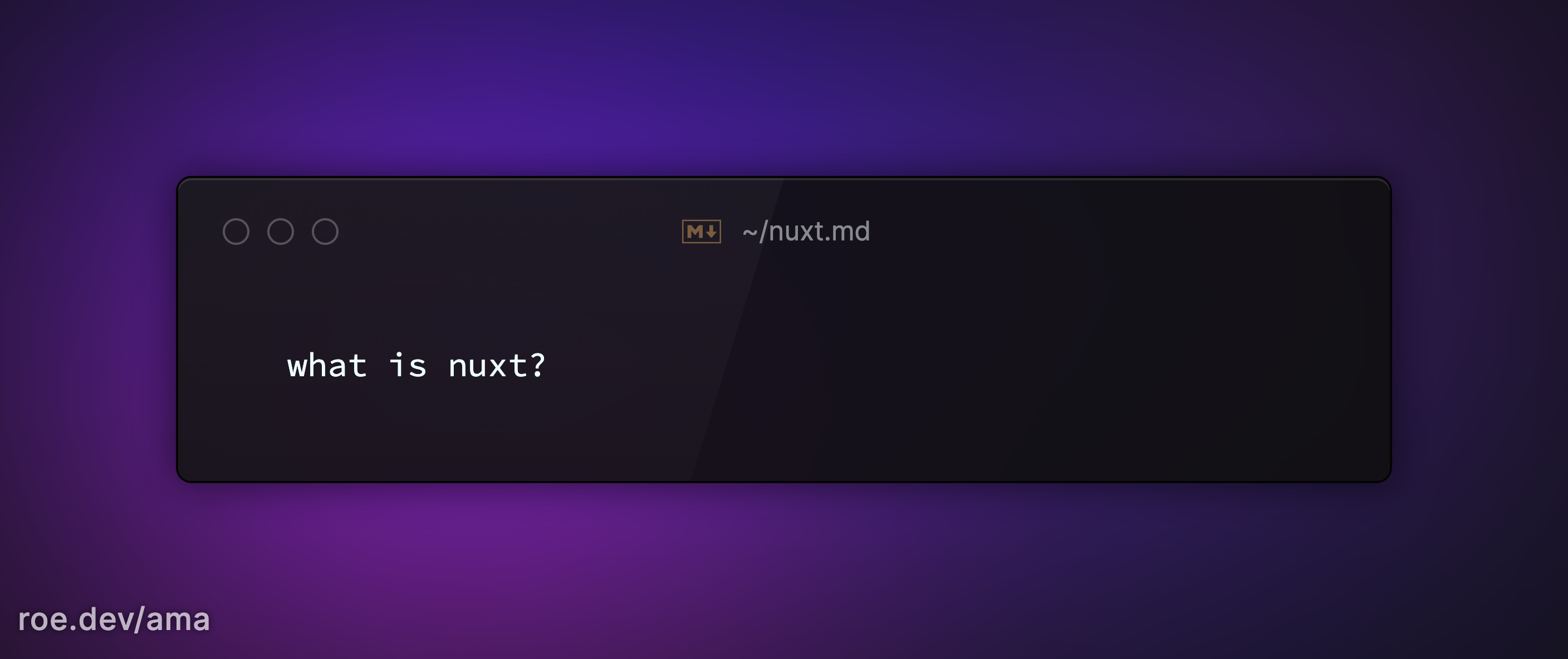 what is nuxt?